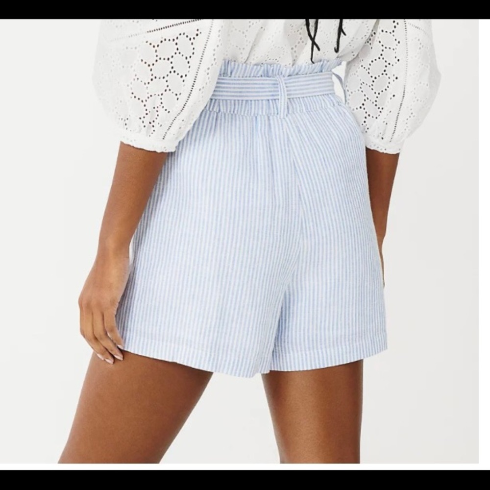 Draper James RSVP Linen blend Paperbag Shorts. Sz S. - Picture 2 of 15